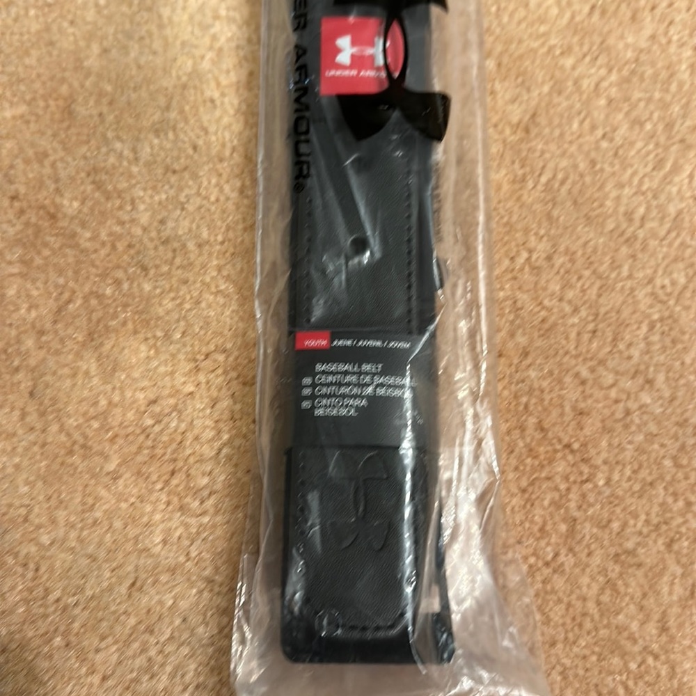Men's UA Baseball Belt- Boys- Black